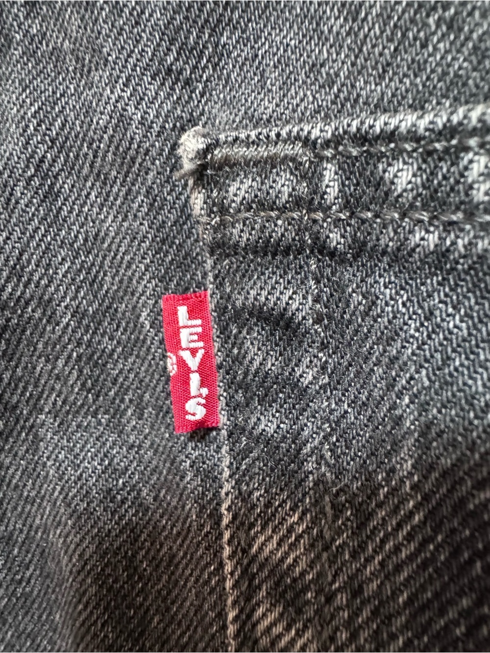 Vintage 501® '90S WOMEN'S JEANS BLACK embellished - Size 29 x 32 - Picture 2 of 11